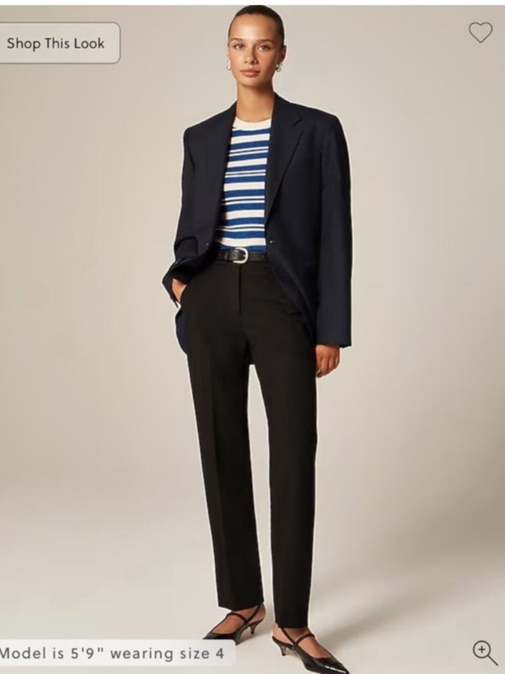 J.Crew Kate straight-leg pant in four-season stretch